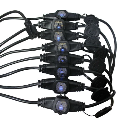 Cable de extensión ProX 52 ft Multi 9 AC hembra enchufes 12 AWG para iluminación Par DJ Foto 1 de 4