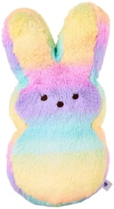 PEEPS Just Born Easter Bunny RAINBOW Plush Shaggy 15" 2022 - Picture 1 of 1