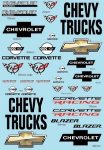 Decal Sheet for Mini-Z bodies  1/28 scale brp1704 - Picture 1 of 2