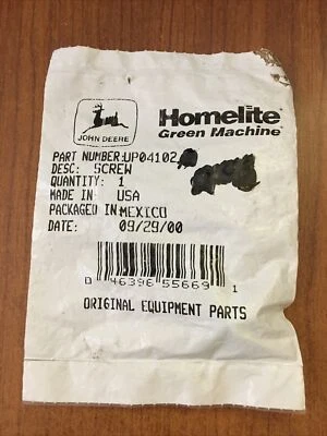 NOS HOMELITE D 825 SD Trimmer Cutter Head Screw 5/16-18 x 5/8 UP04102 PS00082 - Image 1 of 4