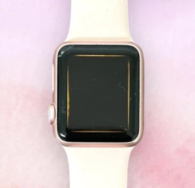 Apple Watch 38mm 7000 Series w/ Original Pink Watch Band - Image 1 of 3