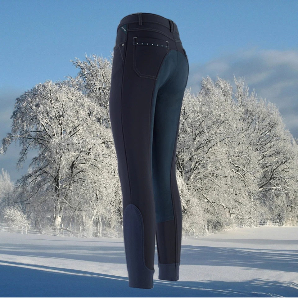 Reithose Euro Star Laura Softshell Full, Vollbesatz, mit Strass, Winter, schwarz - Bild 1 von 1
