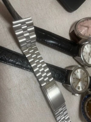 Cinturino orologio acciaio 19mm vintage per bracciale adatto per seiko 6139 6138 vintage #7