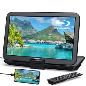 17.6" Portable Blu-Ray DVD Player 15.4" Screen 1920X1080 Battery HDMI USB Dolby - Picture 1 of 22