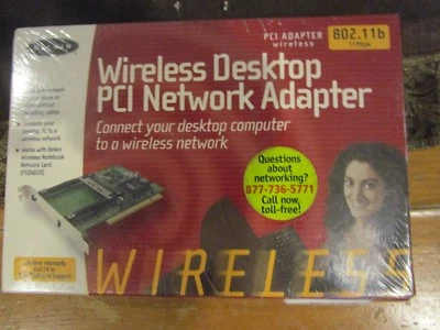 Belkin Wireless Desktop PCI Network Adapter - F5D6000 - New/Sealed Retail Box - Image 1 of 4