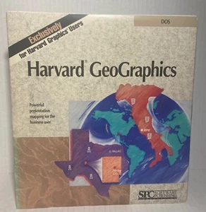Harvard Geographics Version 1.0 DOS Software Publishing Corporation Vintage-T - Picture 1 of 9