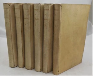 OEUVRES DE MAITRE FRANCOIS RABELAIS um 1877 [6 Bände] Gesammelte Werke Vellum AEG   - Bild 1 von 12