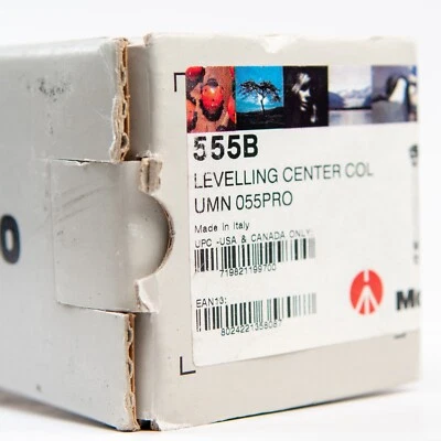 [NEW] Manfrotto 555B Leveling Center Column - for 055 Pro and 3021 Pro Tripods - Image 1 of 3