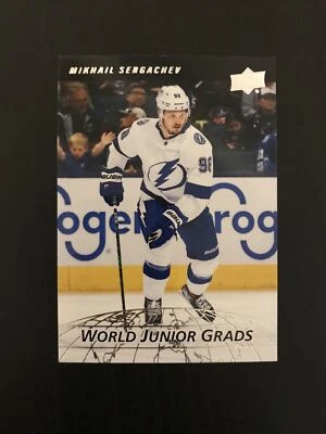 2022-23 Upper Deck World Junior Grads #WG-7 Mikhail Sergachev Lightning - Image 1 of 2