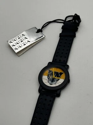Reloj Krizia Hecho en Suiza Raro 6.095.0.0.81 32mm Negro Foto 1 de 4