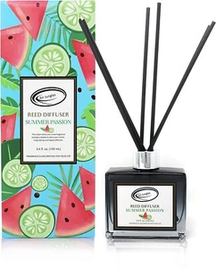 Air Jungles Summer Passion Fragrances Reed Diffuser Set with Sticks - Picture 1 of 1