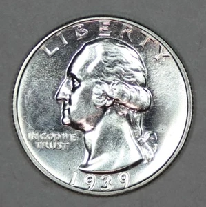 1939 PROOF WASHINGTON QUARTER DOLLAR - Picture 1 of 3