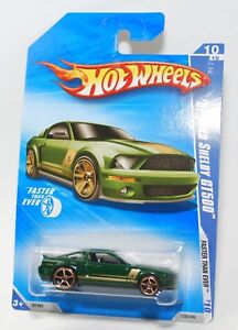HOT WHEELS 2010 FASTER THAN EVER '07 FORD SHELBY GT500 GREEN #138 FACTORY SEALED