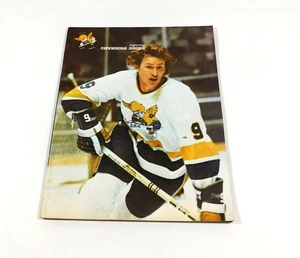 Programa de hockey Quebec Nordiques vs Minnesota Fighting Saints WHA 1974-75 - Imagen 1 de 2