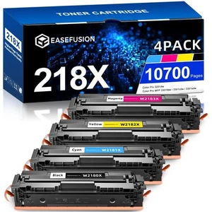 218X Toner Cartridge For HP 3201DW 3301FDW 3301SDW 4PK W2180X-W2183X No Chip - Afbeelding 1 van 2