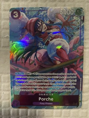 One Piece Porche 72 Alt SR OP-07 500 Years Future Nami Boa Luffy Zoro Yamato Uta - Image 1 of 3