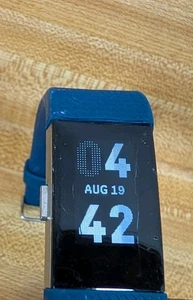 Fitbit Charge 2 Wristband Activity Tracker Large Dark Blue Read DESC - Picture 1 of 10