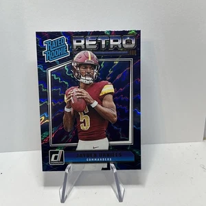 2024 Donruss Jayden Daniels Retro Rated Rookie #11 (RC) Washington Commanders - Picture 1 of 10