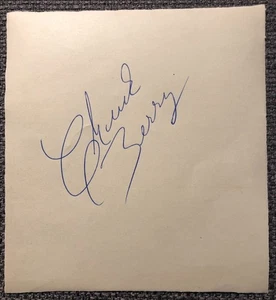 CHUCK BERRY - orig. Autogramm - autograph, signed - Picture 1 of 2