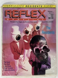 Reflex Magazine Vol. 1 Issue 3 April 1988 The Residents Flex Elliot Sharp Sealed - Picture 1 of 6