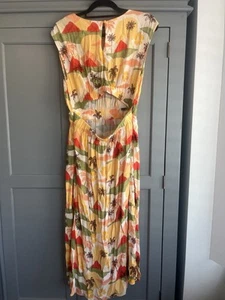Oliver Bonas Maxi Tropical Sun Dress Size 10 - Picture 1 of 2