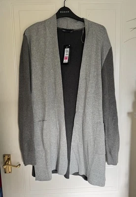 M&S Collection Open Front Longline Cardigan Size 18 BNWT - Image 1 of 3
