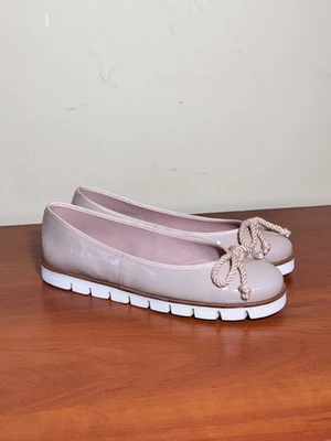 NUEVAS Bonitas Bailarinas Rosario Charol Arco Ballet Planas Rosa Talla 36 US5 Foto 1 de 4