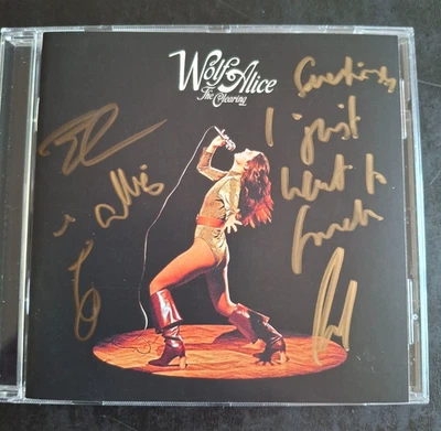 WOLF ALICE SIGNED THE CLEARING SIGNED/AUTOGRAPH CD & SONG LYRICS + EXACT PROOF Foto 1 de 3