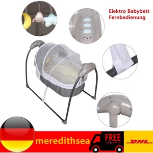 Culla Elettrica 3 Velocità Sdraietta Automatica con Timing & Blueteeth 9KG - Foto 1 di 12