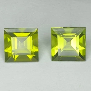 FABULOUS NATURAL BEAUTIFUL  PAKISTAN PERIDOT 3.47Cts  PAIR - Picture 1 of 5
