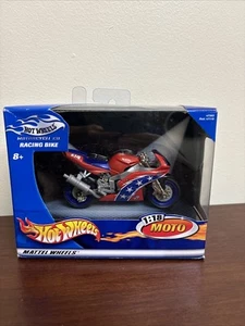 Hot Wheels Moto 1:18 Scale Motorcycle #47362 Racing Bike 2002 Mattel READ - Picture 1 of 10