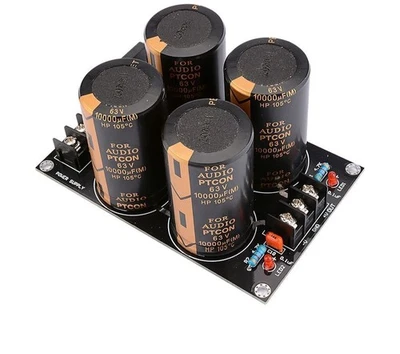 Dual Power Rectifier Filter Power Supply Board Amplifier 10000UF DIY Speaker Amp - Image 1 of 4
