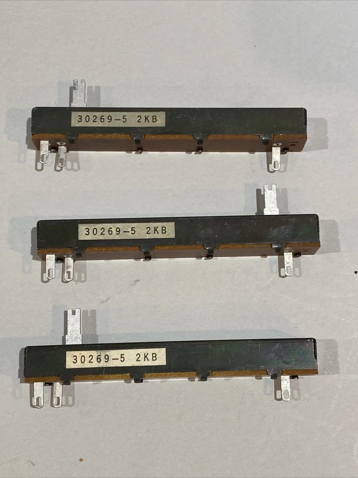 Potenciómetro Lowrey Slide Pot 30269-5 2KB Hecho en Japón Probado Lote de 3 Foto 1 de 4