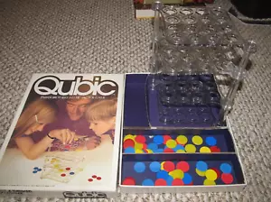 Vintage 1972 Qubic Game Parker Brothers 3-D Tic Tac Toe Game - Picture 1 of 7