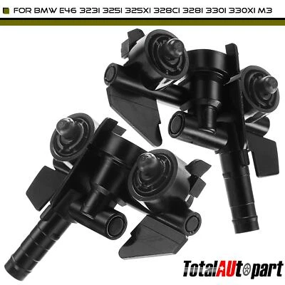 2x Boquillas de lavado de faros para BMW E46 323i 325i 325xi 328Ci 328i 330i 330xi M3 Foto 1 de 4