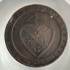 Antique United East India Company 1794 1/48 48 To One Rupee Coin