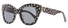 Kate Spade JALENA 0TAY Black Flower Pattern / Black Polarized Lens Sunglasses
