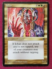 Magic The Gathering LEGENDS JOHAN single multi-coloured card MTG