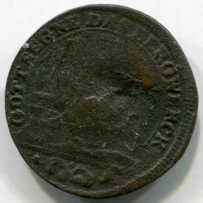 1750 Wied Neuwied 1/4 Stüber Johann Friedrich Alexander Müntz Coin 21.5mm KM# 7 - Image 1 of 2