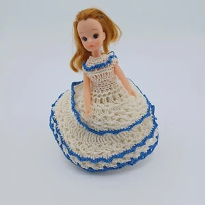 VINTAGE 70S TAKARA JAPAN LISA LICCA DOLL AND beautiful knit DRESS - Picture 1 of 8