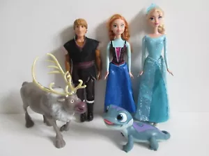 Disney Frozen Puppe Konvolut - Sparkle Anna Elsa Kristoff - Sven & Bruni Figuren - Bild 1 von 24