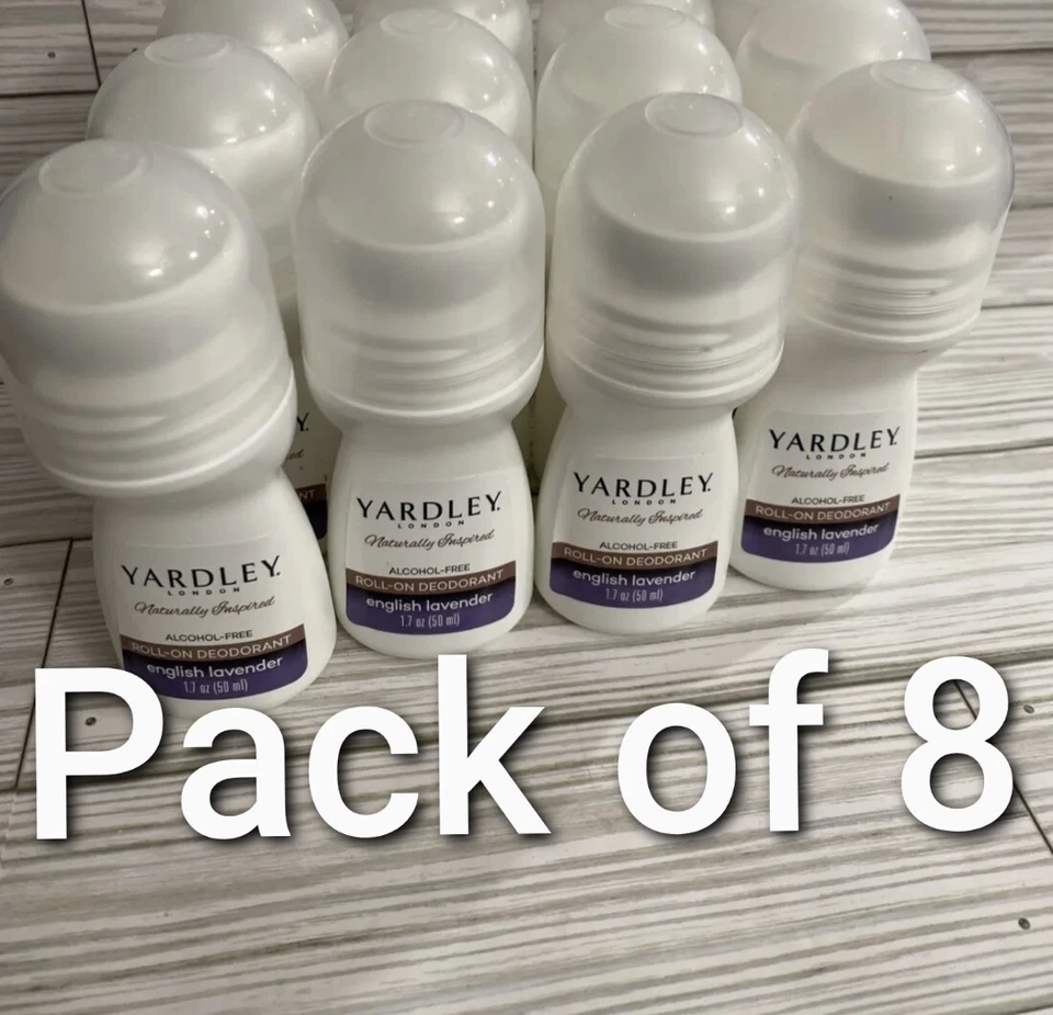 8 Yardley London ENGLISH LAVENDER Naturally Inspired Roll-On Deodorant 1.7 oz. - Image 1 of 1