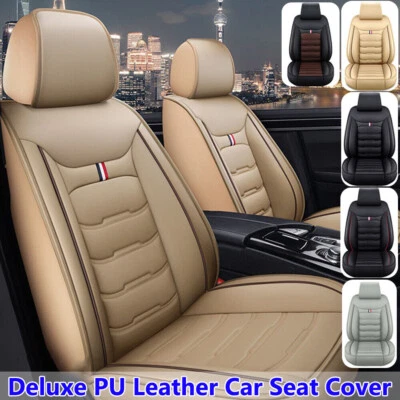 For Acura TLX RDX MDX ILX TSX ZDX Car Seat Cover 5 Seat Full Set Leather Cushion - Image 1 of 4