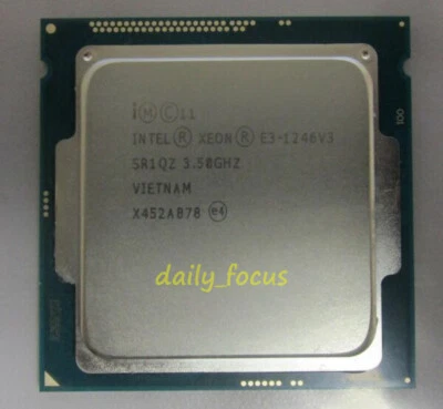 Intel Xeon E3-1246 v3 3.5 GHz LGA1150 4 cores 8 threads SR1QZ CPU Processor 8 MB - Image 1 of 4