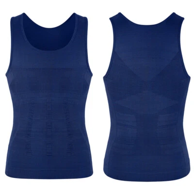 Мужской формирующий тело жилет майки для похудения живота компрессионный корсет ультра лифтинг - Изображение 1 из 4