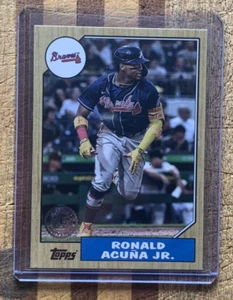 2022 Topps 35th Anniversary 1987 RONALD ACUNA JR #T87-64 - Braves - Picture 1 of 2