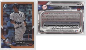 2018 Bowman Chrome National Convention Orange Prism Refractor /25 Gary Sanchez