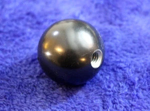 Small Black Gear Shift Knob Handle Ball Accessory Necker Knob Manual Floor - Picture 1 of 5