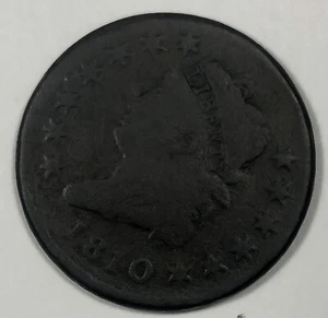 1810 Matrone One Cent. .01. Clear Date. Schöne Rückseite. Netz gut. - Bild 1 von 3
