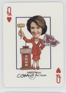 2007 Presidential Decks 2008 Vote Hillary Playing Cards Nancy Pelosi #QH 09gu